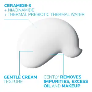La Roche-Posay Toleriane Hydrating Gentle Cleanser For Normal to Dry Skin 400 mL (13.52 oz) miniatura 2