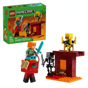 LEGO Minecraft 21266 The Nether Lava Battle 99 Pcs miniatura 1