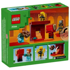 LEGO Minecraft 21266 The Nether Lava Battle 99 Pcs miniatura 4