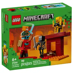 LEGO Minecraft 21266 The Nether Lava Battle 99 Pcs miniatura 2