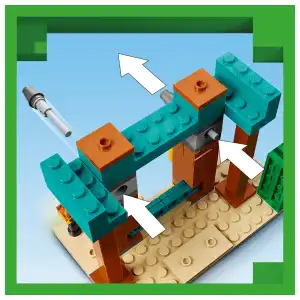 LEGO Minecraft 21267 The Illager Desert Patrol 105 Pcs miniatura 7