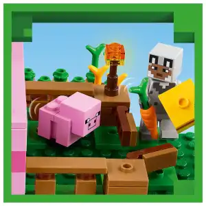 LEGO Minecraft 21268 The Baby Pig House 238 Pcs miniatura 6