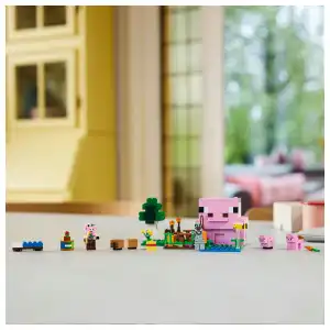 LEGO Minecraft 21268 The Baby Pig House 238 Pcs miniatura 10