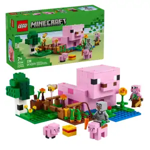 LEGO Minecraft 21268 The Baby Pig House 238 Pcs miniatura 1