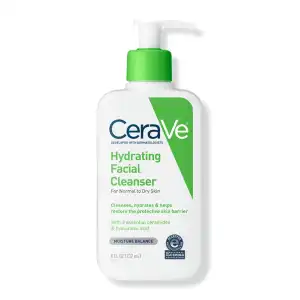 CeraVe Hydrating Facial Cleanser For Normal to Dry Skin 237 mL (8 oz) miniatura 1