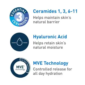 CeraVe Hydrating Facial Cleanser For Normal to Dry Skin 237 mL (8 oz) miniatura 2