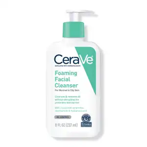 CeraVe Foaming Facial Cleanser For Normal to Oily Skin 237 mL (8 oz) miniatura 1
