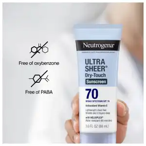Neutrogena Ultra Sheer Dry-Touch Sunscreen Broad Spectrum SPF 70 88 mL (3 oz) miniatura 7