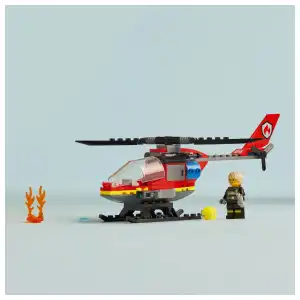 LEGO City 60411 Fire Rescue Helicopter 85 Pcs miniatura 10