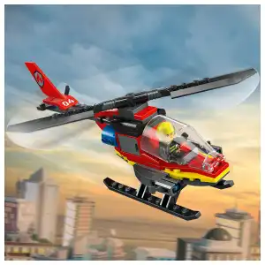 LEGO City 60411 Fire Rescue Helicopter 85 Pcs miniatura 7