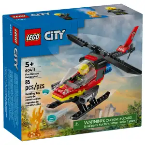 LEGO City 60411 Fire Rescue Helicopter 85 Pcs miniatura 2