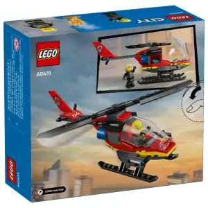 LEGO City 60411 Fire Rescue Helicopter 85 Pcs miniatura 4