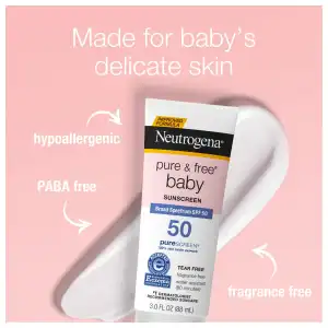 Neutrogena Pure & Free Baby Sunscreen Broad Spectrum SPF 50 88 mL (3 oz) miniatura 2