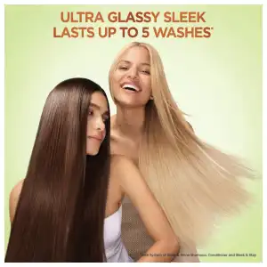 Garnier Fructis Sleek & Shine Anti-Frizz Serum Vegan Kera-System + Argan Oil 150 mL (5.1 oz) miniatura 5