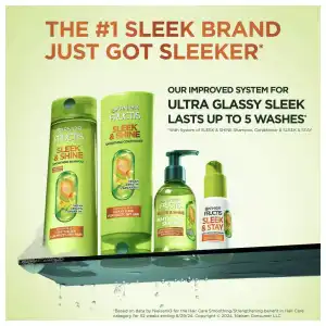 Garnier Fructis Sleek & Shine Anti-Frizz Serum Vegan Kera-System + Argan Oil 150 mL (5.1 oz) miniatura 7