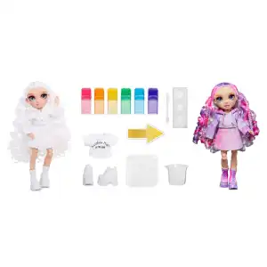 MGA Entertainment Rainbow High Watercolor & Create Purple Eyes (28 cm) miniatura 2