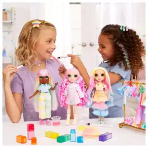 MGA Entertainment Rainbow High Watercolor & Create Purple Eyes (28 cm) miniatura 7