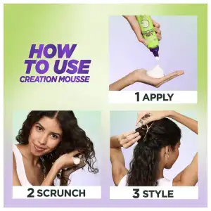Garnier Fructis Curl Construct Creation Mousse Coconut Water 192 g (6.8 oz) miniatura 4