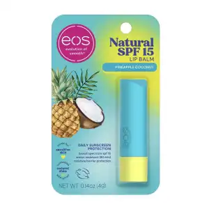 eos Natural SPF 15 Lip Balm Pineapple Coconut 4 g (0.14 oz) miniatura 1