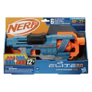 Hasbro Nerf Elite 2.0 Commander RD-6 Dart Blaster 12 Darts (34 cm) miniatura 3