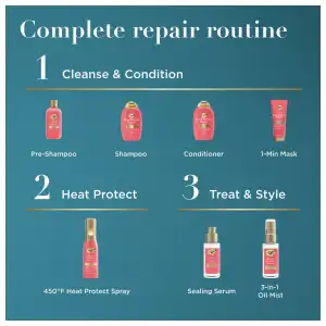 OGX Bond Protein Repair 450°F Heat Protect Spray 193 mL (6.5 oz) miniatura 6