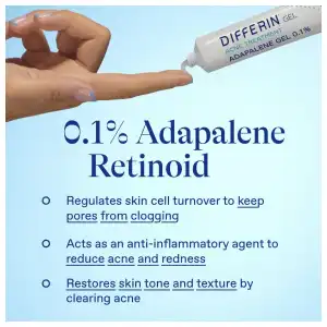 Differin Gel Adapalene Gel 0.1% Acne Treatment 15 g (0.5 oz) miniatura 4