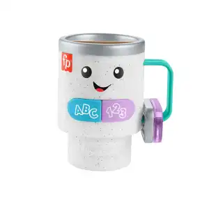 Mattel Fisher-Price Laugh & Learn Wake Up & Learn Coffee Mug  6-36m (11 cm) miniatura 1