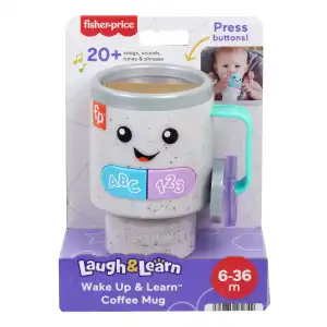 Mattel Fisher-Price Laugh & Learn Wake Up & Learn Coffee Mug  6-36m (11 cm) miniatura 2