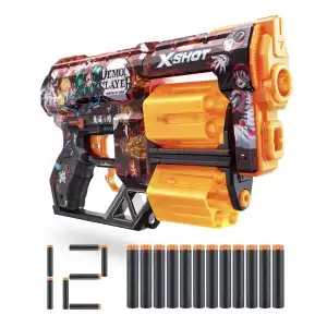 ZURU X-Shot Skins Dread Demon Slayer Dart Blaster 12 Darts (32 cm) miniatura 1