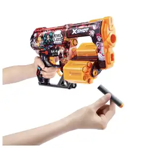 ZURU X-Shot Skins Dread Demon Slayer Dart Blaster 12 Darts (32 cm) miniatura 6