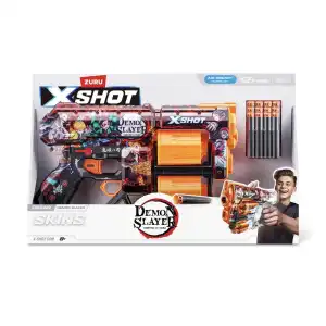 ZURU X-Shot Skins Dread Demon Slayer Dart Blaster 12 Darts (32 cm) miniatura 2