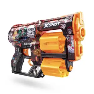 ZURU X-Shot Skins Dread Demon Slayer Dart Blaster 12 Darts (32 cm) miniatura 4
