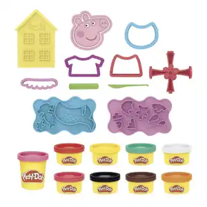 Hasbro Play-Doh Peppa Pig Stylin' Set 9 Cans 284 g (10 oz) miniatura 3