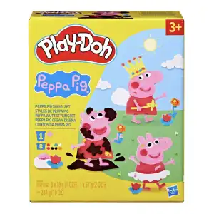 Hasbro Play-Doh Peppa Pig Stylin' Set 9 Cans 284 g (10 oz) miniatura 2