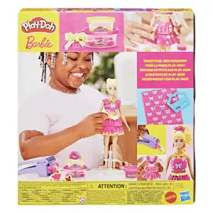 Hasbro Play-Doh Barbie Ruffles & Bows 3 Cans 183.5 g (6.49 oz) miniatura 3