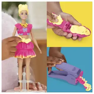 Hasbro Play-Doh Barbie Ruffles & Bows 3 Cans 183.5 g (6.49 oz) miniatura 6