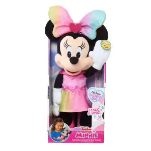 Just Play Disney Junior Minnie Sparkle & Sing Minnie Mouse Plush (38 cm) miniatura 3