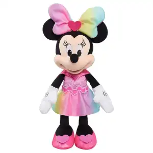 Just Play Disney Junior Minnie Sparkle & Sing Minnie Mouse Plush (38 cm) miniatura 2