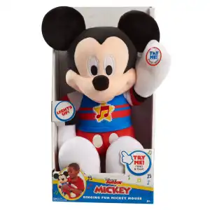 Just Play Disney Junior Mickey Singing Fun Mickey Mouse Plush (31 cm) miniatura 3