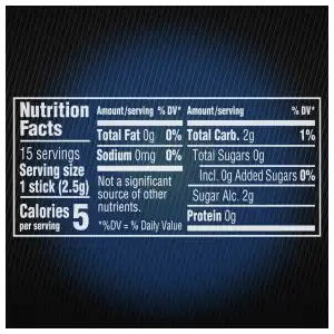 Wrigley’s 5 Sugarfree Chewing Gum Peppermint Cobalt 15 Pcs miniatura 3