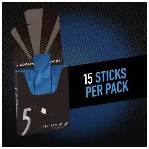 Wrigley’s 5 Sugarfree Chewing Gum Peppermint Cobalt 15 Pcs miniatura 5