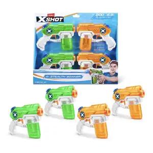 ZURU X-Shot 4x Stealth Soaker 200 mL (19 cm) miniatura 1