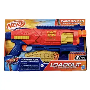 Hasbro Nerf Loadout Shadowspeed Recon 14 Darts (40 cm) miniatura 3