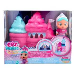IMC Toys Cry Babies Magic Tears Icy World Elodie’s Crystal Castle 9+ Surprises (13 cm) miniatura 2