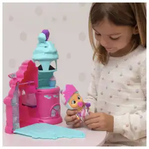 IMC Toys Cry Babies Magic Tears Icy World Elodie’s Crystal Castle 9+ Surprises (13 cm) miniatura 11