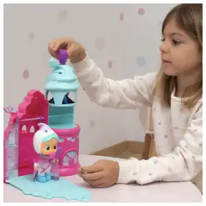 IMC Toys Cry Babies Magic Tears Icy World Elodie’s Crystal Castle 9+ Surprises (13 cm) miniatura 10