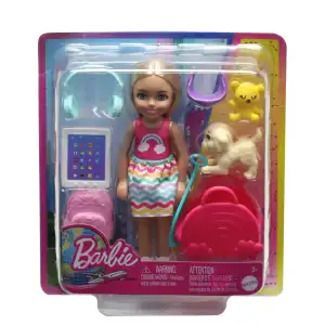 Mattel Barbie Family & Friends Club Chelsea Doll & Accesories (13 cm) miniatura 3